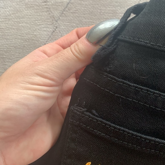 Verameat snake and bordered black skinny jeans high waist nasty woman - Picture 7 of 7